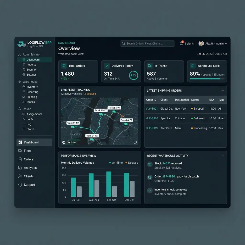 Sistema ERP & Gestión de Stock en Tiempo Real